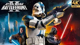 Star Wars Battlefront 2 - Full Game Longplay (Battlefront Classic Collection | 4K 60FPS)