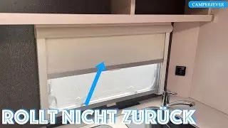 Fenster Rollo ohne Federspannung - einfache L&ouml;sung f&uuml;r Wohnwagen und Reisemobile!!!