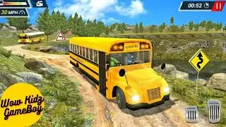 Offroad High School Bus Driver Simulator - Bus Driving Simulator 3D - Android GamePlay