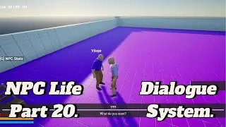 NPC Life Tutorial Part 20 (Dialogue System) #ai #unrealengine #unrealengine5 #als #npc
