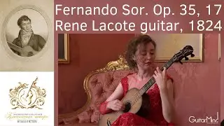 F. Sor. Exercice №17 D-dur, op. 35. on F. Lacote guitar, 1824