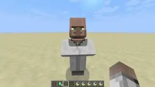 Talking villagers in 13w22a / Говорящие жители в Minecraft 13w22a