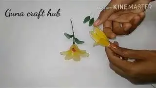 How to make simple and easy Flower making with socks cloth//