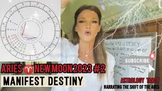 NEW MOON IN ARIES ♈️ #2 - ASTROLOGY FORECAST- SQUARE PLUTO / CONJUNCT JUPITER - MANIFEST DESTINY🌙 🔥