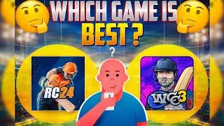 RC24 vs WCC3 - WHICH IS BEST CRICKET GAME❓️| GAMERX