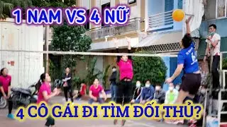 1 nam đấu 4 nữ | Hiếu Thạch Thất đấu team nữ hoàng Phương Mai