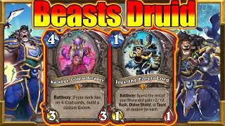 New Beast Druid Deck That's Actually Very Strong & Cheap! Fractured in Alterac Valley | Hearthstone