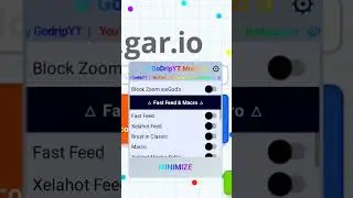 mod menu apk in agar.io#godripyt #modmenu #zoom