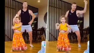 David Warner Daughter Funny Video | RowBollywood