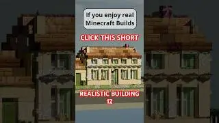 Realistic Minecraft Builds 12 #minecraft #minecraftshorts #minecraftbuilding #france #building #fyp
