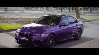 [Pro Wrap] - BMW 328i Wrap Oracal 970RA Glossy Violet Metallic