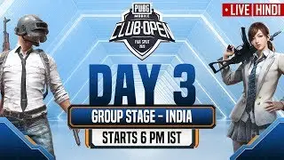 [Hindi] PMCO India Group Stage Day 3 | Fall Split | PUBG MOBILE CLUB OPEN 2020