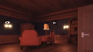 Hiding from ambush in plain sight in Roblox doors