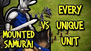 MOUNTED SAMURAI vs EVERY UNIQUE UNIT | AoE II: Definitive Edition