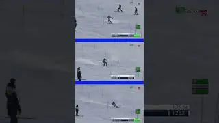 Comparata podio Coppa Europa Val di Fassa Slalom #short | SPORTCULTURA.TV #ski #snow #sports #skiing