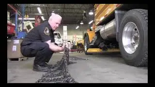 How to Install Tire Chains on a Commercial Vehicle