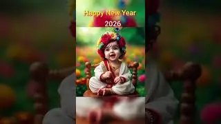 Happynewyear 🔥🥰 #shorts #newyear #2026 #krishna #views #viral