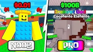 Начав как НОБ, заработайте 1 000 000 долларов в игре Steal a Brainrot Roblox!