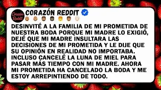 Desinvité a la familia de mi prometida de nuestra boda porque mi madre lo exigió, dejé que mi madre