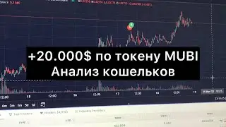 Анализ плюсовых кошельков, по токену Mubi. Trading. Defi