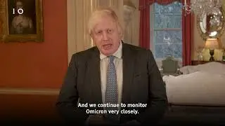 Prime Minister Boris Johnson's update on Omicron (21 December 2021)