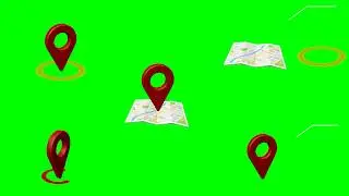 5 FREE 3D Location Pin Green Screen Animations Pack | 4K Overlay Assets for Videos & Maps