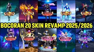 BOCORAN 20 SKIN REVAMP MOBILE LEGENDS! SKIN COLLETOR LING REVAMP, SKIN LEGEND, SKIN 11.11 LUCKY BOX