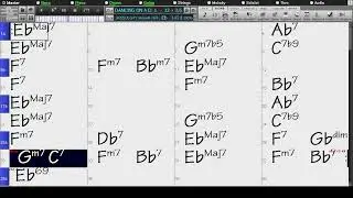 BACKING TRACK - DANCING ON A DIME (Burton Lane, Frank Loesser) (Eb) 140 BPM SWING