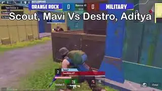 TDM fight scout and Mavi 🤯 and  Aditiya or destro  2 vs 2 scouts come back 🤯🔥😳 #bgmi