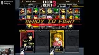 Laser Reset 3 - Melee Singles (Pro) - TheBabyCheese vs. AmcD - Round 1