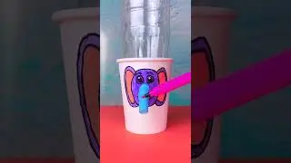 🧴✨ Fun Science Trick to Wow Your Kids! DIY Elephant Bottle | Reverse Version 🐘🎉#funexperiment