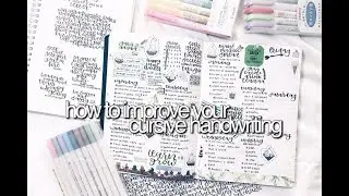 How To Improve Your Cursive | DRASTICALLY || revisign