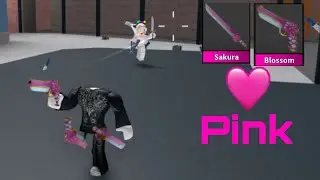 MM2 MONTAGE WITH PINK WEAPONS ONLY (Murder Mystery 2)