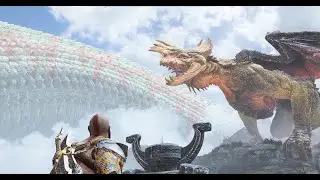 GOD OF WAR 2018 Part 14 -Completing Tyr's Trial in Jotunheim Tower ( Freed The Reginn Dragon )