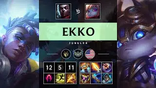 Ekko Jungle vs Poppy - NA Challenger Patch 25.21