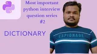 Dictionary in python | Python interview series | Python coding #datascience @datsciencepodcast