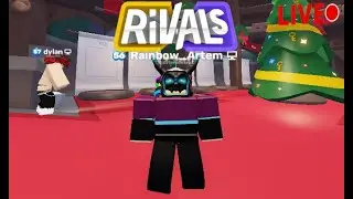Roblox rivals Live stream🎄 | trying to get gold on knife  🎄