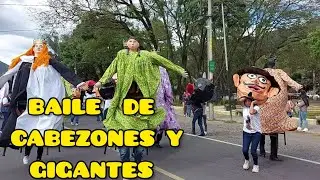 Baile de Cabezones y Gigantes del Templo de La Merced,  La Antigua Guatemala.  2022.