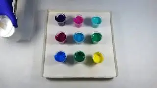 9 Flip Cup Pour Technique &ndash; Masking Tape &ndash; Acrylic Paint &ndash; May Time &ndash; Tutorial &ndash; Easy