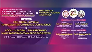 36th Annual National Maharashtra Commerce Conference Live | KES Shroff College