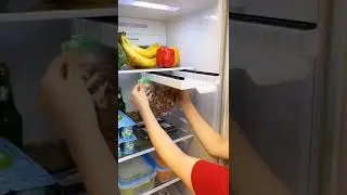 Refrigerator Ziplock Bag Storage Organizer.Make room in the fridge #Shorts Link in description
