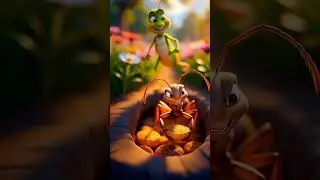 Ant and Grasshopper moral story #moralstories #antandgrasshopper #englishstory #englishlearning #edu