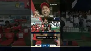 Samuel Badree Hatrick in IPL