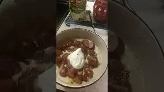 Сливочный картофельный суп с сыром и беконом