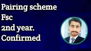 Chemistry 12 Pairing scheme 2020 | 2nd year Chemistry pairing scheme 2020 |. Lahore board pairing