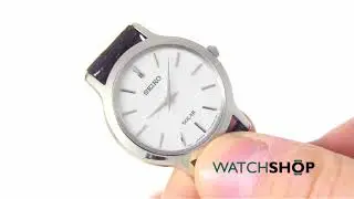 Seiko Ladies' Solar Solar Powered Watch (SUP299P1)