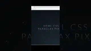 Parallax Star Background Effect using HTML & CSS only #parallax  #background #html #shorts