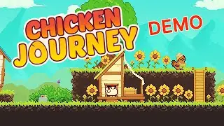 Chicken Journey DEMO 스팀무료데모 - Full Gameplay Walkthrough (No Commentary)
