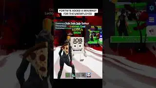 Fortnite steal a brainrot job job job sahur #fortnite #stealabrainrot