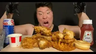 ASMR 咀嚼音｜ケンタッキーフライドチキン,コールスロー,ビスケット｜KFC,KENTUCKY FRIED CHICKEN,COLESLAW,BISCUIT